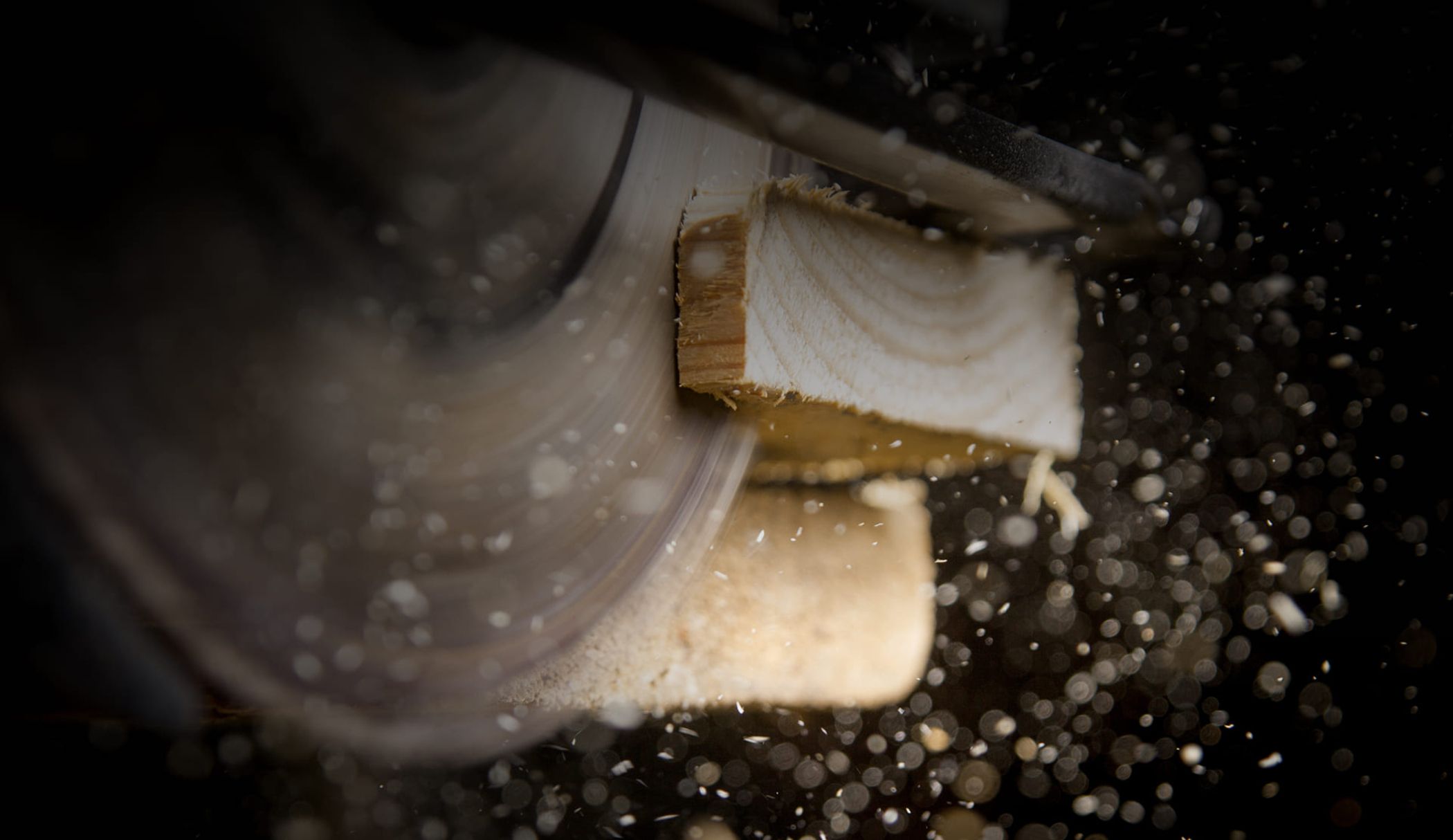 Nahaufnahme einer Säge